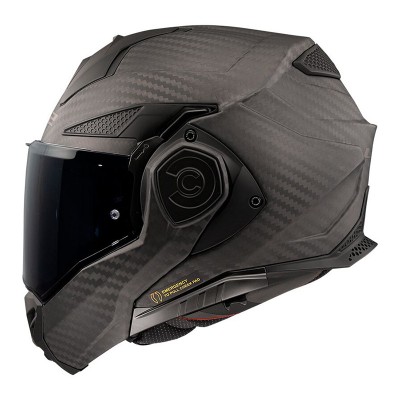 LS2 FF901 ADVANT X CARBON SOLID BLACK MATT HELMET
