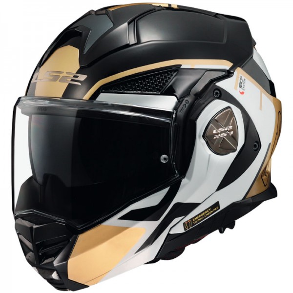 LS2 FF901 ADVANT X METRYK BLACK GOLD HELMET