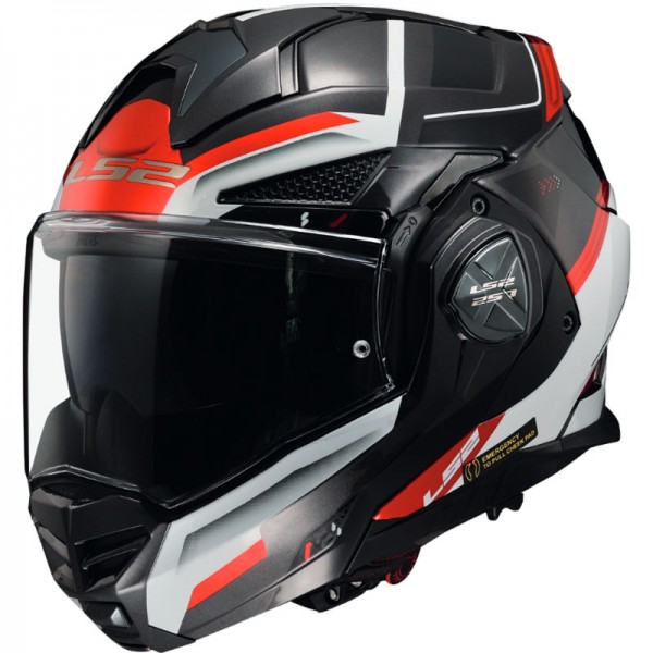 LS2 FF901 ADVANT X SPECTRUM WHITE RED HELMET