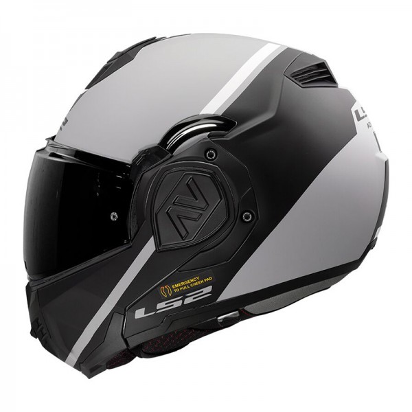 LS2 FF906 ADVANT SWIPE GREY HELMET
