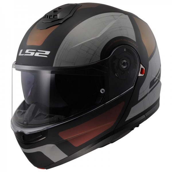LS2 FF908 STROBE 2 ORION MATT BLACK PURPLE BLUE HELMET