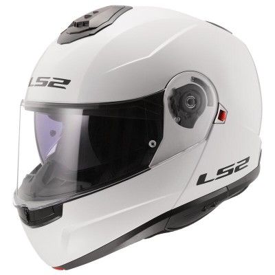 LS2 FF908 STROBE 2 SOLID WHITE HELMET