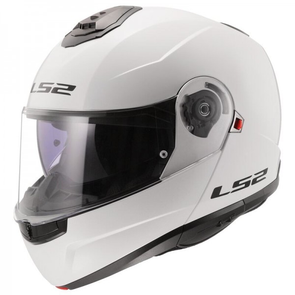 LS2 FF908 STROBE 2 SOLID WHITE HELMET