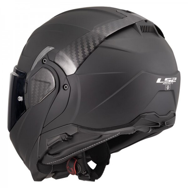LS2 FF910 ADVANT 2 SOLID BLACK MATT HELMET 