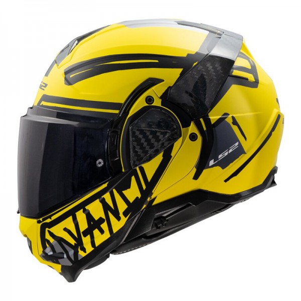 LS2 FF910 ADVANT 2 TAPE YELLOW MATT HELMET