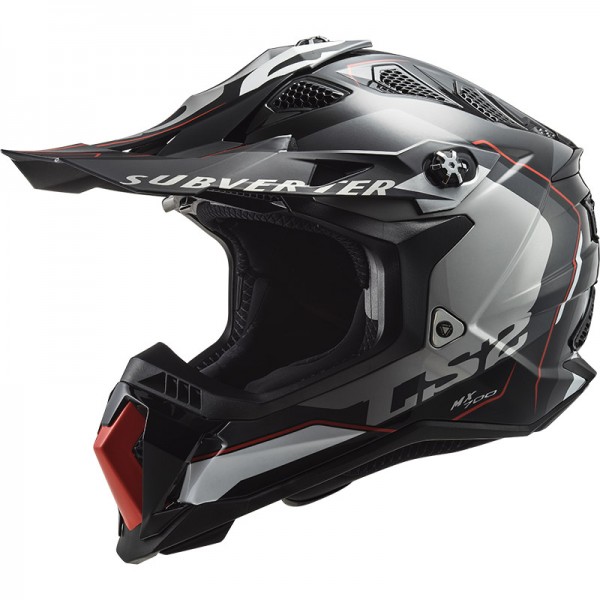 LS2 MX700 SUBVERTER EVO 2 ARCHED SLIVER TITANIUM HELMET
