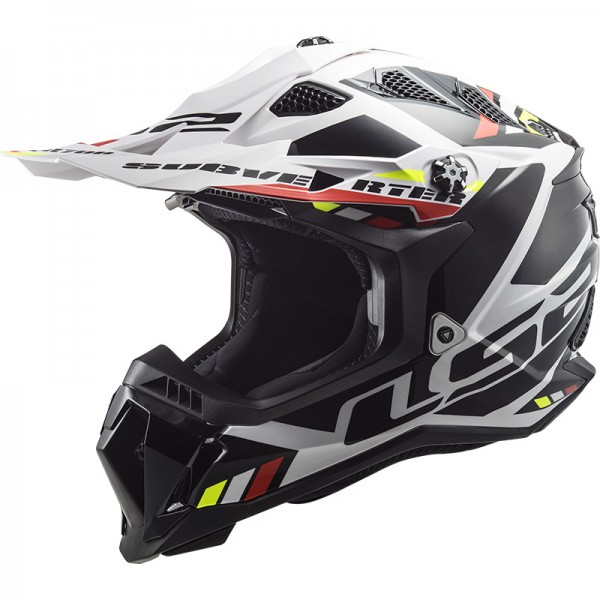 LS2 MX700 SUBVERTER EVO 2 STOMP WHITE BLACK HELMET