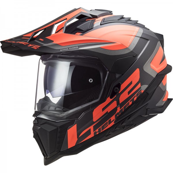 LS2 Mx701 Explorer Alter Fluo Orange Helmet