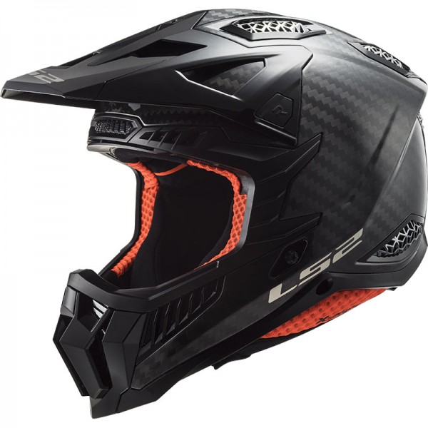 LS2 Mx703 X Force Carbon Solid Black Helmet