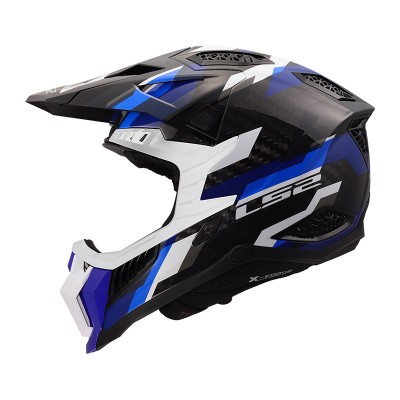 LS2 MX703 X-FORCE PHANTOM BLUE WHITE HELMET