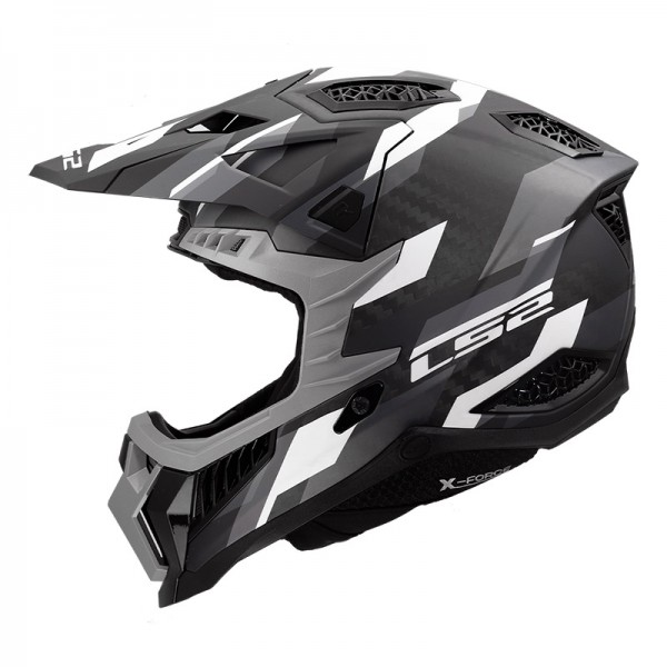 LS2 MX703 X-FORCE PHANTOM GREY MATT HELMET