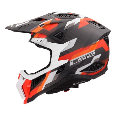 LS2 MX703 X-FORCE PHANTOM ORANGE MATT HELMET