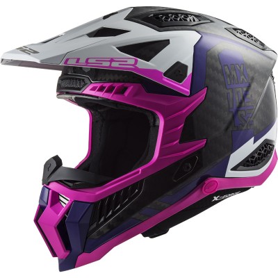LS2 Mx703 X Force Victory Pink Violet Helmet