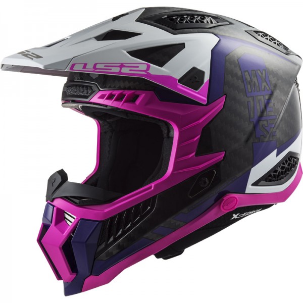 LS2 Mx703 X Force Victory Pink Violet Helmet