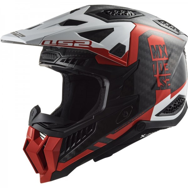 LS2 Mx703 X Force Victory Red White Helmet