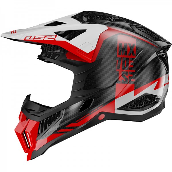 LS2 Mx703 X Force Victory Red White Helmet