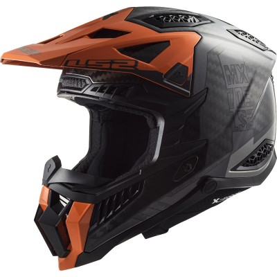 LS2 Mx703 X Force Victory Titanium Orange Helmet