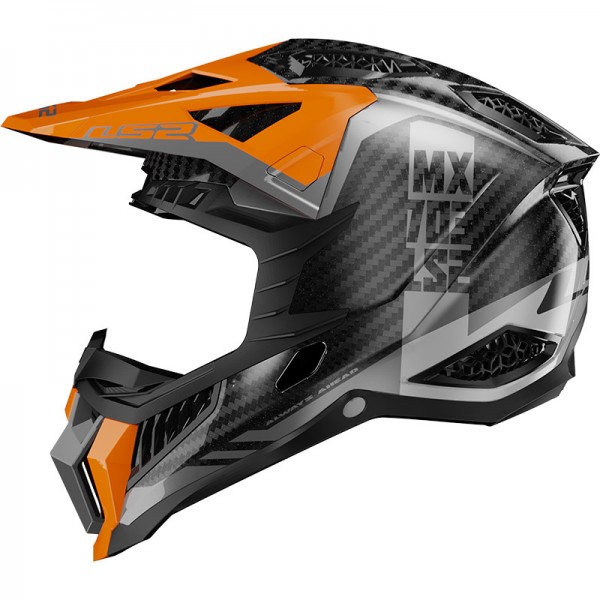 LS2 Mx703 X Force Victory Titanium Orange Helmet