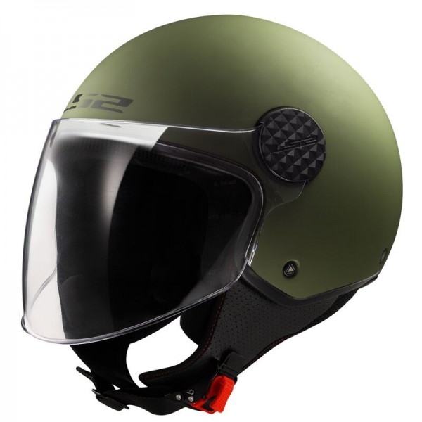 LS2 OF558 SPHERE 2 SOLID MATT MILITARY GREEN HELMET