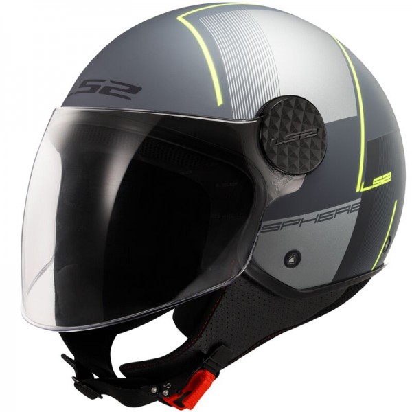 LS2 OF558 SPHERE LUX 2 FIRM MATT BLACK TITANIUM HELMET