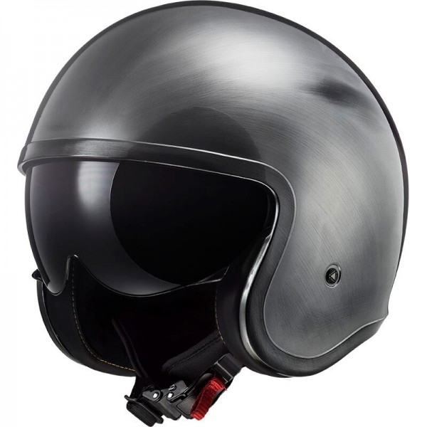 LS2 OF599 SPITFIRE 2 SOLID JEANS TITANIUM HELMET