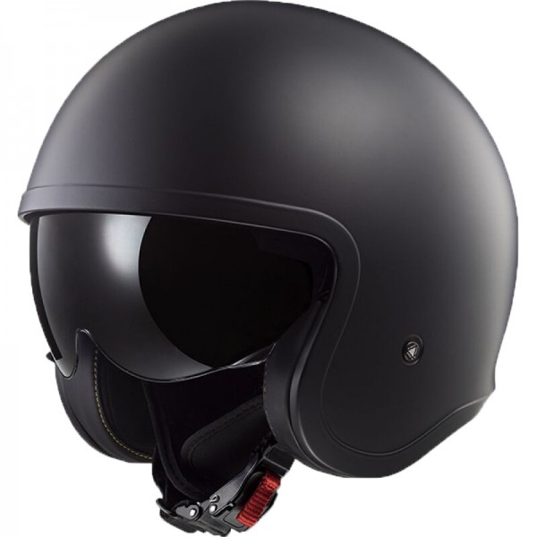 LS2 OF599 SPITFIRE 2 SOLID MATT BLACK HELMET
