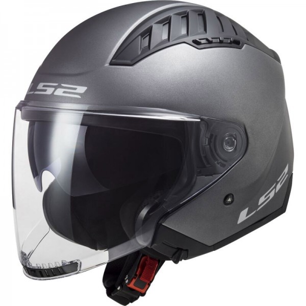 LS2 OF600 COPTER 2 SOLID MATT TITANIUM HELMET