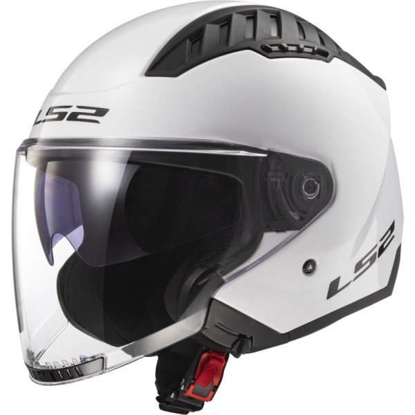 LS2 OF600 COPTER 2 SOLID WHITE HELMET