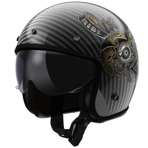 LS2 OF601 BOB 2 CARBON CUSTOM HELMET