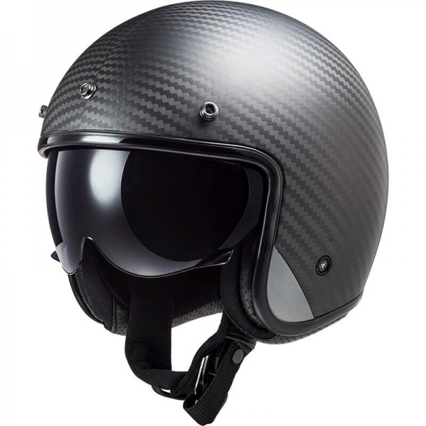 LS2 OF601 BOB 2 CARBON SOLID CARBON HELMET