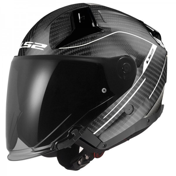 LS2 OF603 INFINITY 2 CARBON COUNTER COOL GREY HELMET