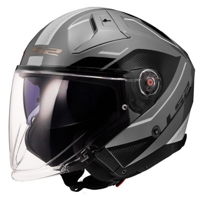 LS2 OF603 INFINITY 2 VEYRON GREY WHITE HELMET