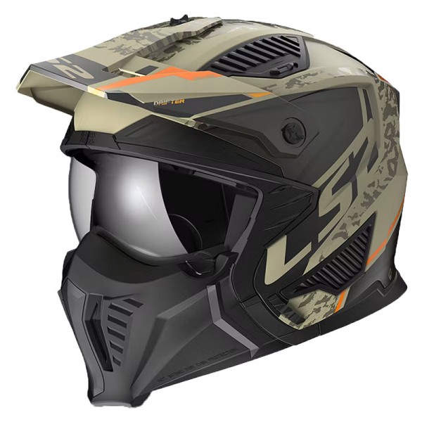 LS2 OF606 DRIFTER DEVOR MATT SAND HELMET