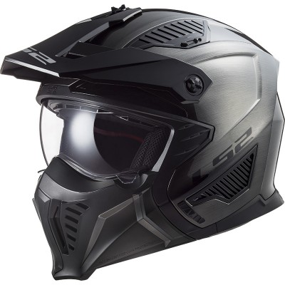 LS2 OF606 DRIFTER JEANS TITANIUM HELMET