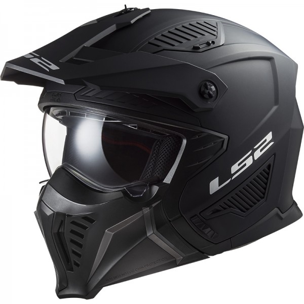 LS2 OF606 DRIFTER SOLID MATT BLACK HELMET