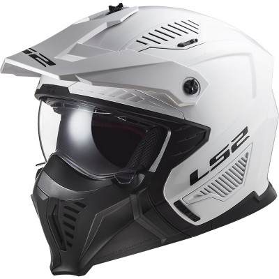 LS2 OF606 DRIFTER SOLID WHITE HELMET