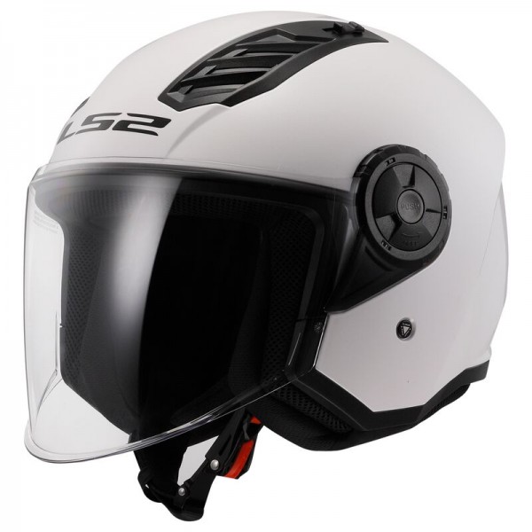 LS2 OF616 AIRFLOW 2 SOLID WHITE HELMET