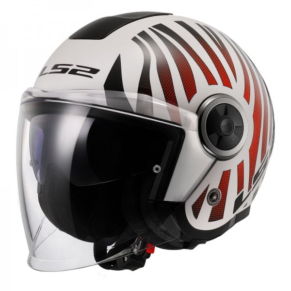 LS2 OF620 CLASSY COOL WHITE WINEBERRY HELMET