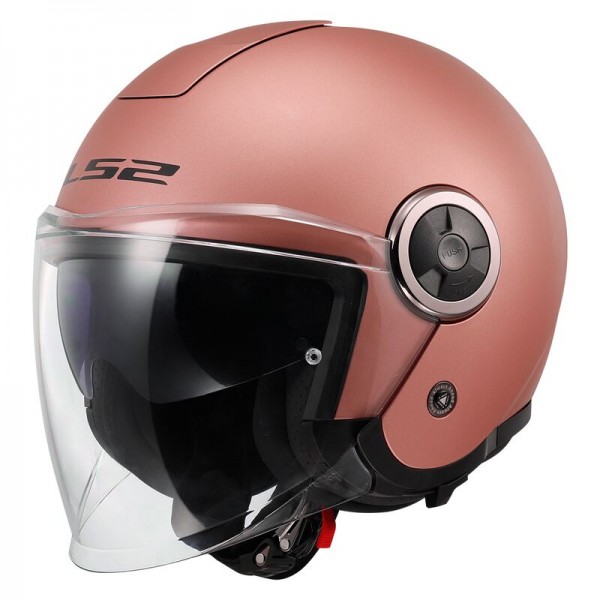 LS2 OF620 CLASSY SOLID MATT GOLD PINK HELMET