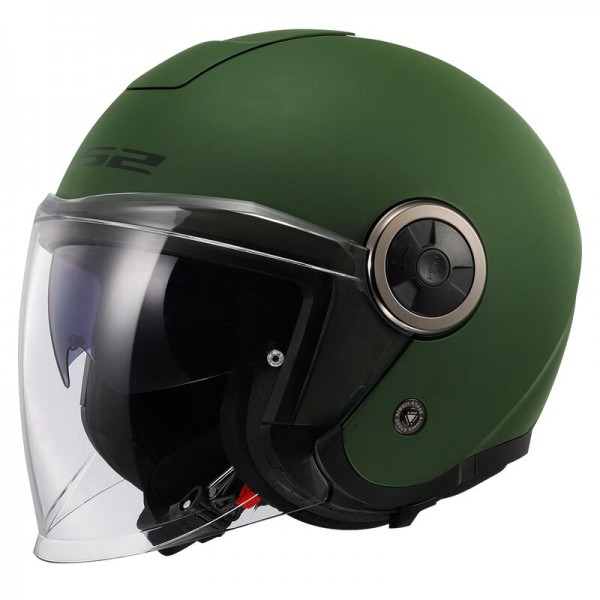 LS2 OF620 CLASSY SOLID MATT MILITARY GREEN HELMET