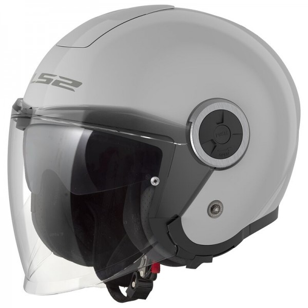 LS2 OF620 CLASSY SOLID PEARL GREY HELMET