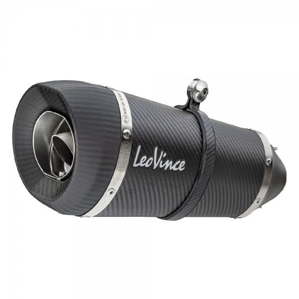 LEO VINCE FACTORY S CARBON FIBER FULL SYSTEM FOR KAWASAKI Z 500 / NINJA 500 2024 PART #  14427SU