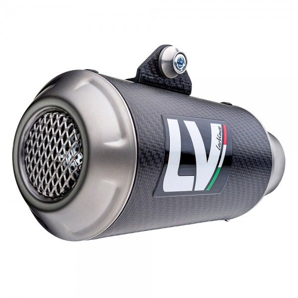 LEO VINCE LV-10 CARBON FIBER SLIP-ON FOR KAWASAKI Z 500 / NINJA 500 2024 PART #  15218CU