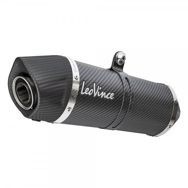 LEO VINCE LV ONE EVO CARBON FIBER SLIP-ON FOR KAWASAKI Z 500 / NINJA 500 2024 PART #  14260EU