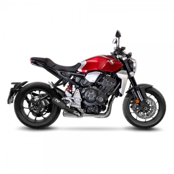 LEOVINCE LV 10 FULL BLACK STAINLESS STEEL SLIP ON FOR HONDA CB 1000 R NEO SPORTS  2018 2021 PART # 15222FB