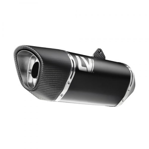 LEOVINCE LV-14 R BLACK EDITION FULL SYSTEM EXHAUST FOR TRIUMPH STREET TRIPLE 765 R/RS/A2 2023-2024 PART # 15608BU