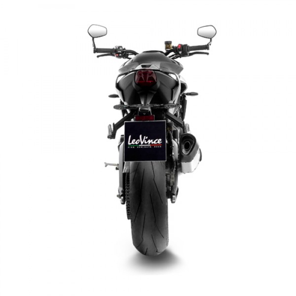 LEOVINCE LV-14 R FULL SYSTEM EXHAUST FOR TRIUMPH STREET TRIPLE 765 R/RS/A2 2023-2024 PART # 15608U