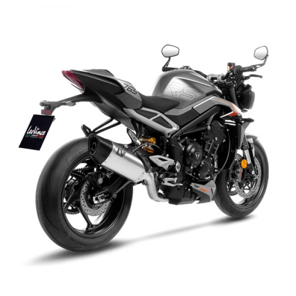 LEOVINCE LV-14 R FULL SYSTEM EXHAUST FOR TRIUMPH STREET TRIPLE 765 R/RS/A2 2023-2024 PART # 15608U