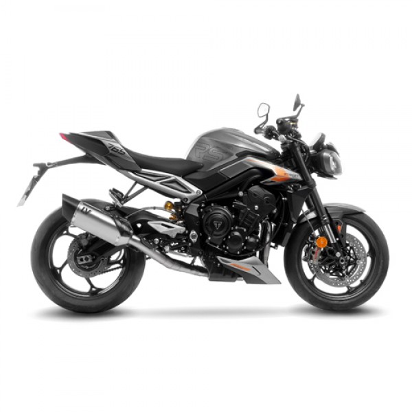 LEOVINCE LV-14 R TITANIUM FULL SYSTEM EXHAUST FOR TRIUMPH STREET TRIPLE 765 R/RS/A2 2023-2024 PART # 15608TU