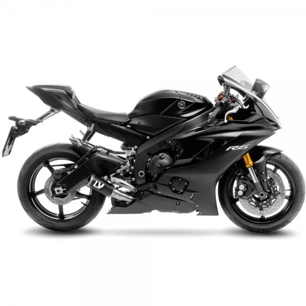 LEOVINCE LV CORSA CARBON FIBER SLIP-ON FOR YAMAHA YZF-R6 2006 - 2021 PART # 15403CU